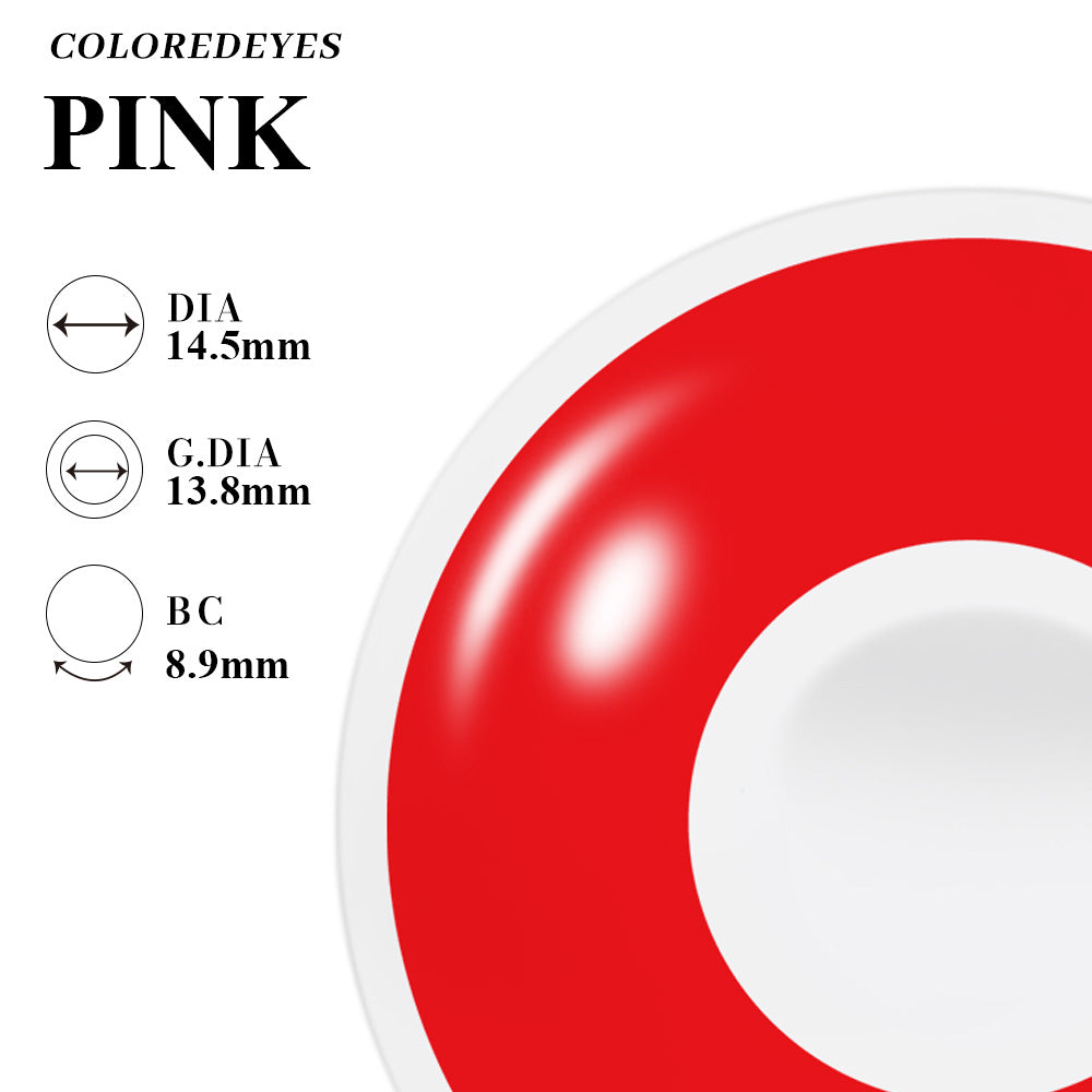 Coloredeyes Contact Lenses Cos Pink