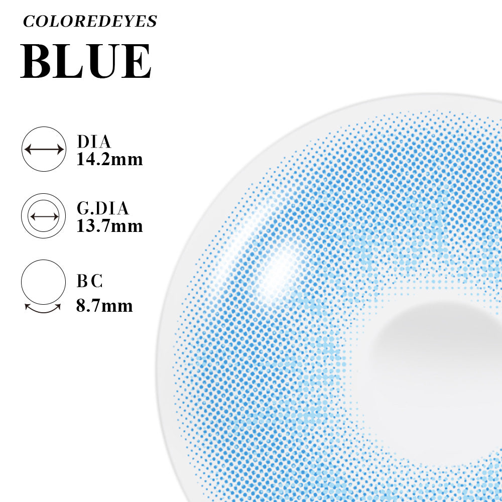 Coloredeyes Contact Lenses Ocean Whisper Half-year disposable