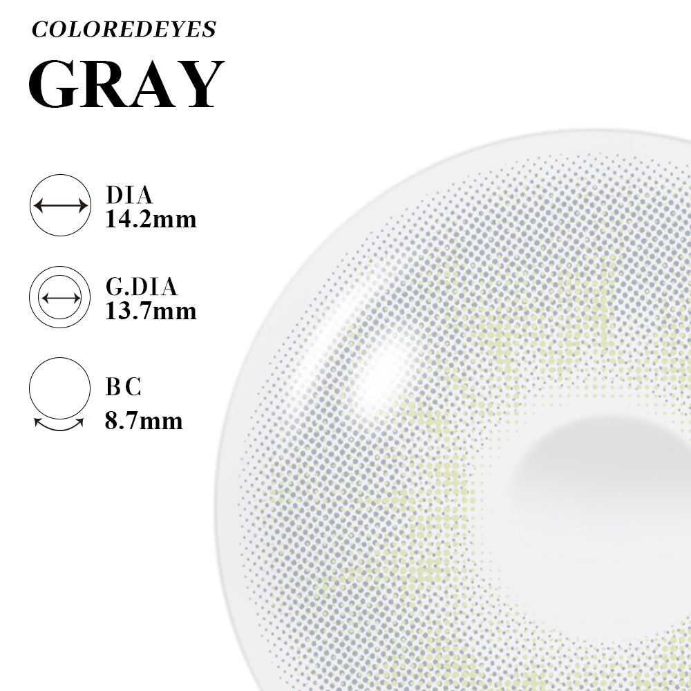 Coloredeyes Contact Lenses Storm Cloud Half-year disposable