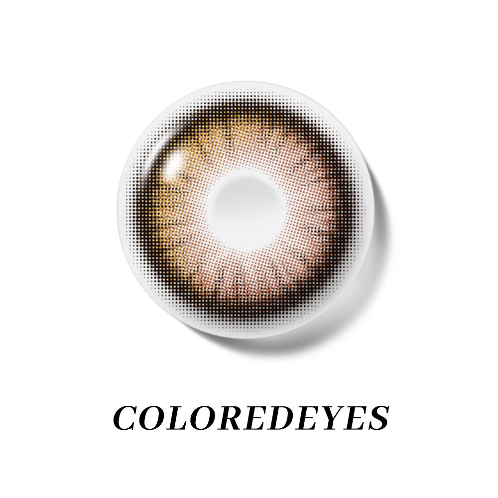 Coloredeyes Contact Lenses Sunlit Brown Half-year disposable