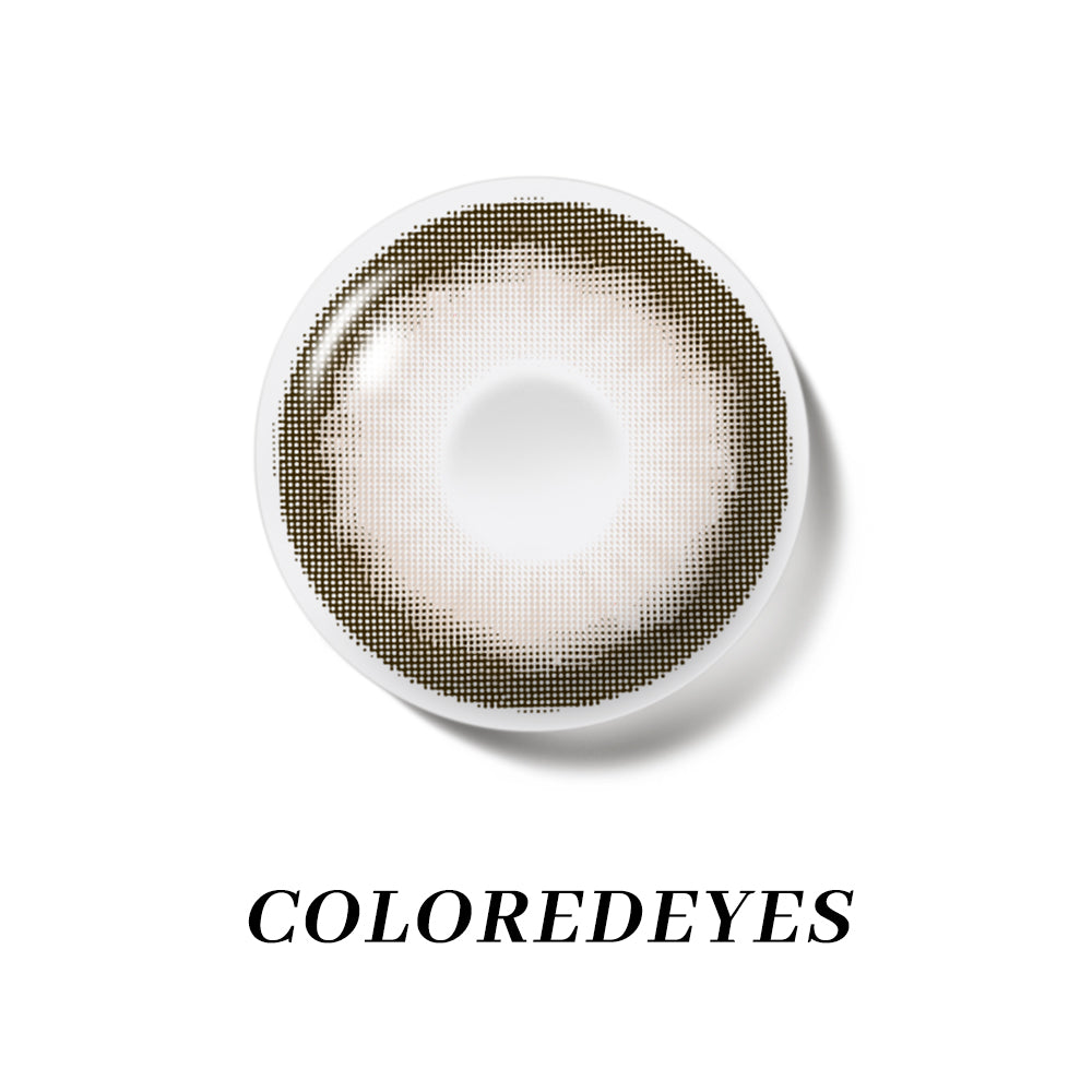 Coloredeyes Contact Lenses Smoky Brown Half-year disposable-a pair