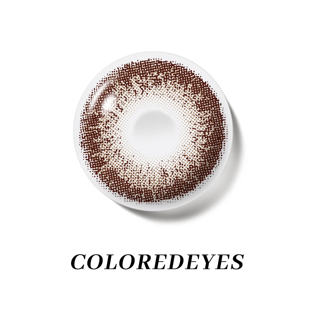 Coloredeyes Contact Lenses Chocolate Half-year disposable-a pair