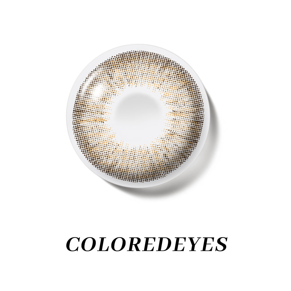 Coloredeyes Contact Lenses Latte Ember Half-year disposable