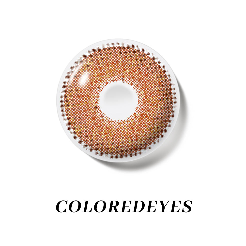 Coloredeyes Contact Lenses Caramel Dusk Half-year disposable Vendor: Coloredeyes