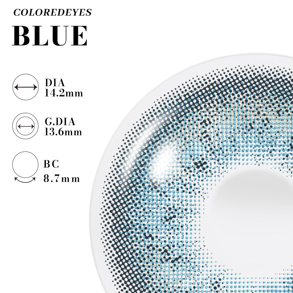 Coloredeyes Cloudy Blue | Half a year
