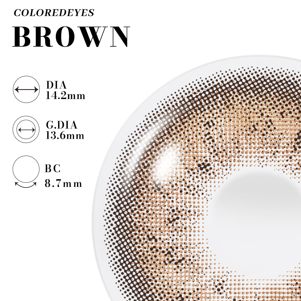 Coloredeyes Chestnut Brown | Half a year