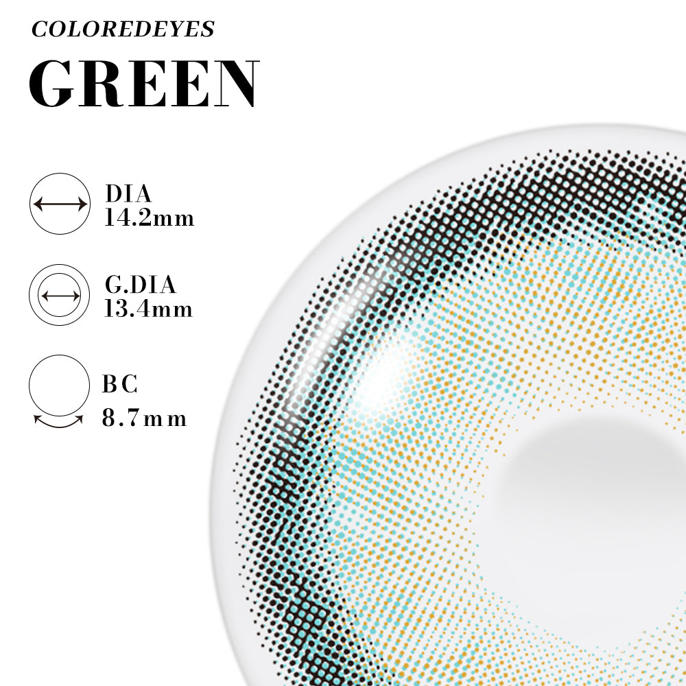 Coloredeyes Forest Gleam | Half a year
