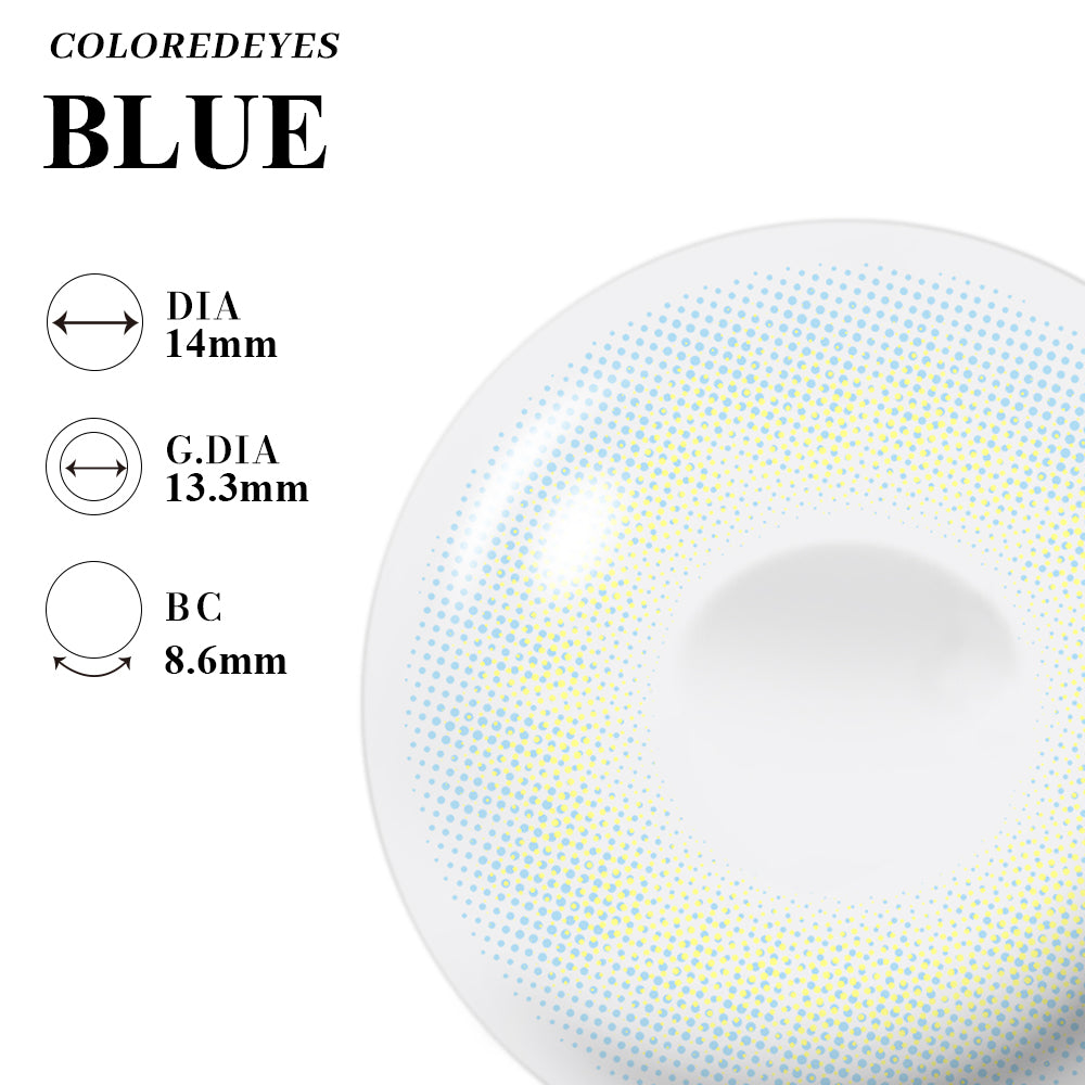 Coloredeyes Contact Lenses Arctic Bloom Half-year disposable