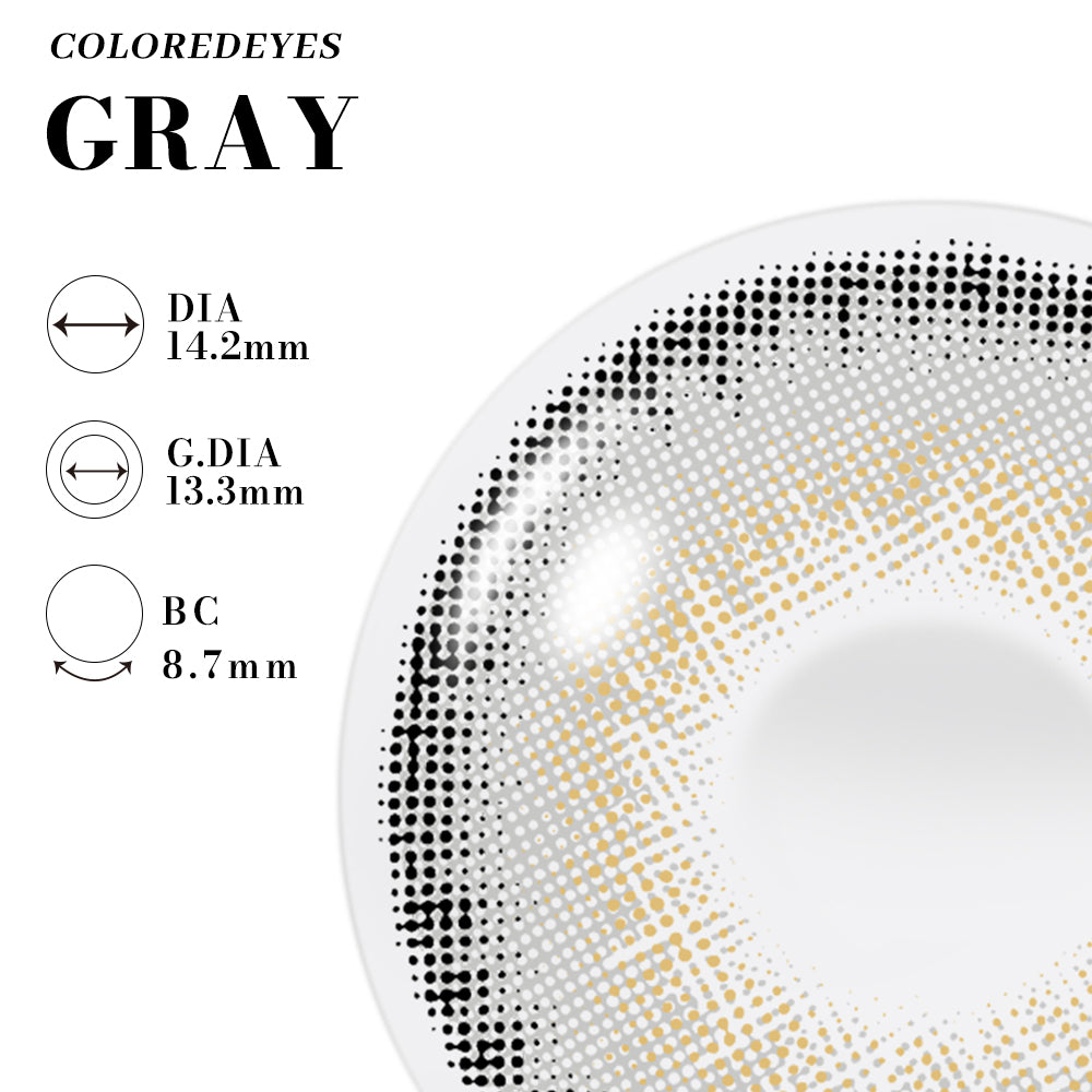 Coloredeyes Moonlight Gray | Half a year