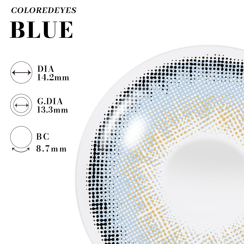 Coloredeyes Aurora Blue | Half a year