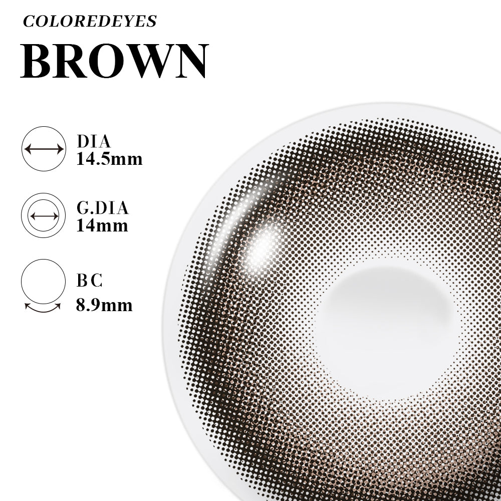 Coloredeyes Contact Lenses Sage Whisper Half-year disposable