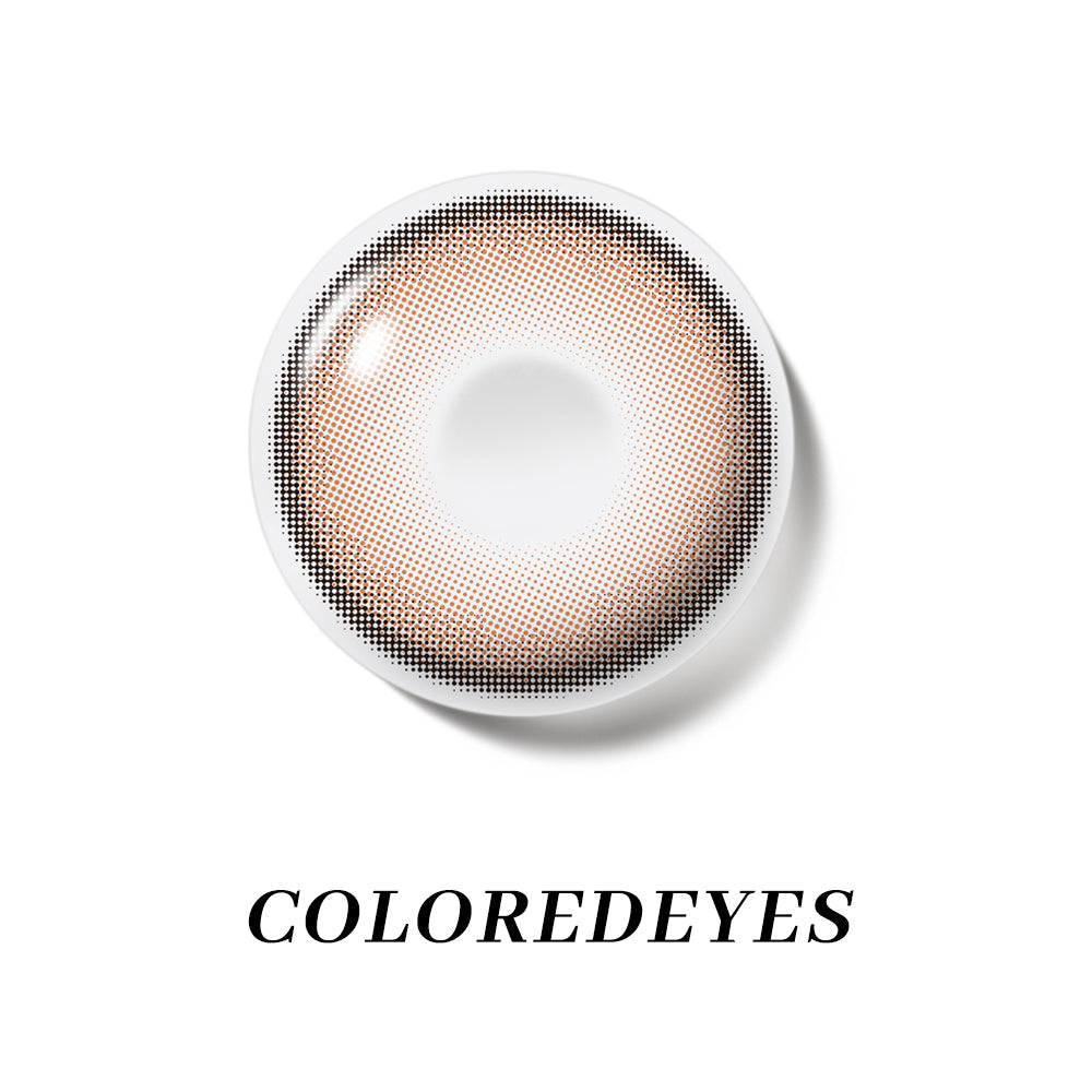 Coloredeyes Contact Lenses Bronze Whisper Half-year disposable