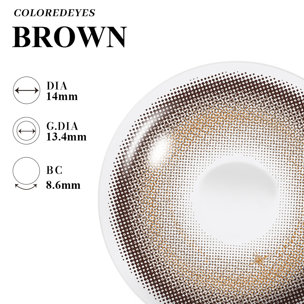 Coloredeyes Contact Lenses Shadow Muse Half-year disposable