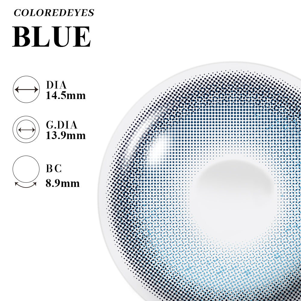 Coloredeyes Contact Lenses Ocean Eclipse Half-year disposable