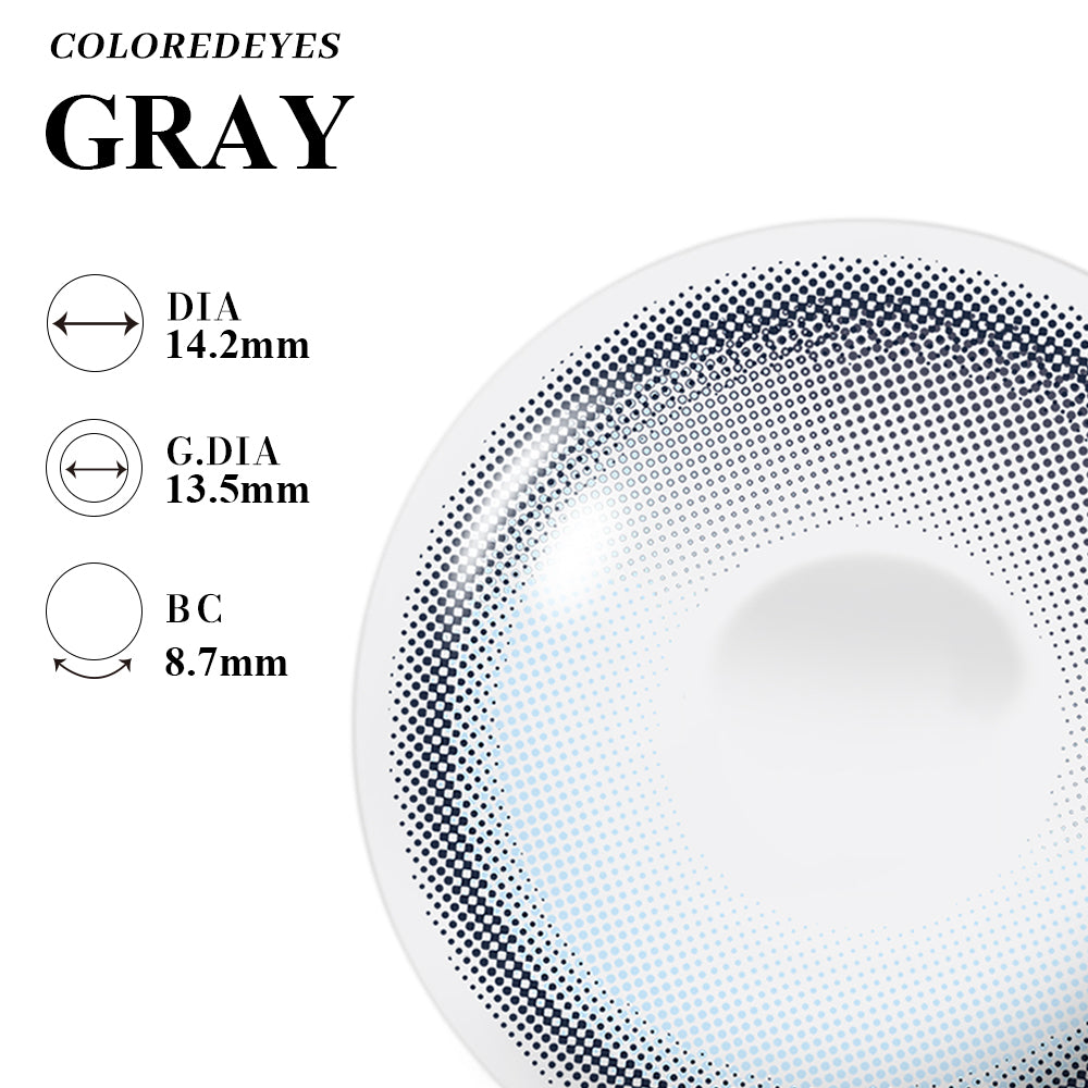 Coloredeyes Contact Lenses Frosted Dawn Veil Half-year disposable