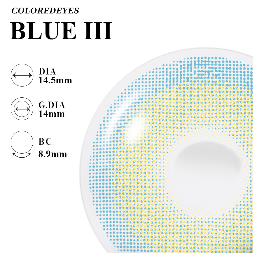 Coloredeyes Contact Lenses Arctic Halo Half-year disposable