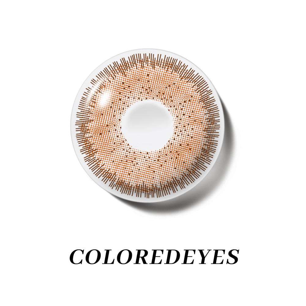 Coloredeyes Contact Lenses Mocha Bloom Half-year disposable