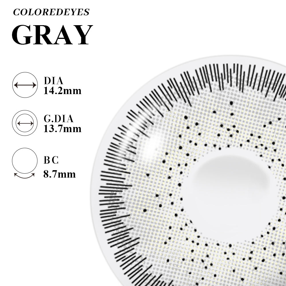 Coloredeyes Contact Lenses Shadow Veil Half-year disposable