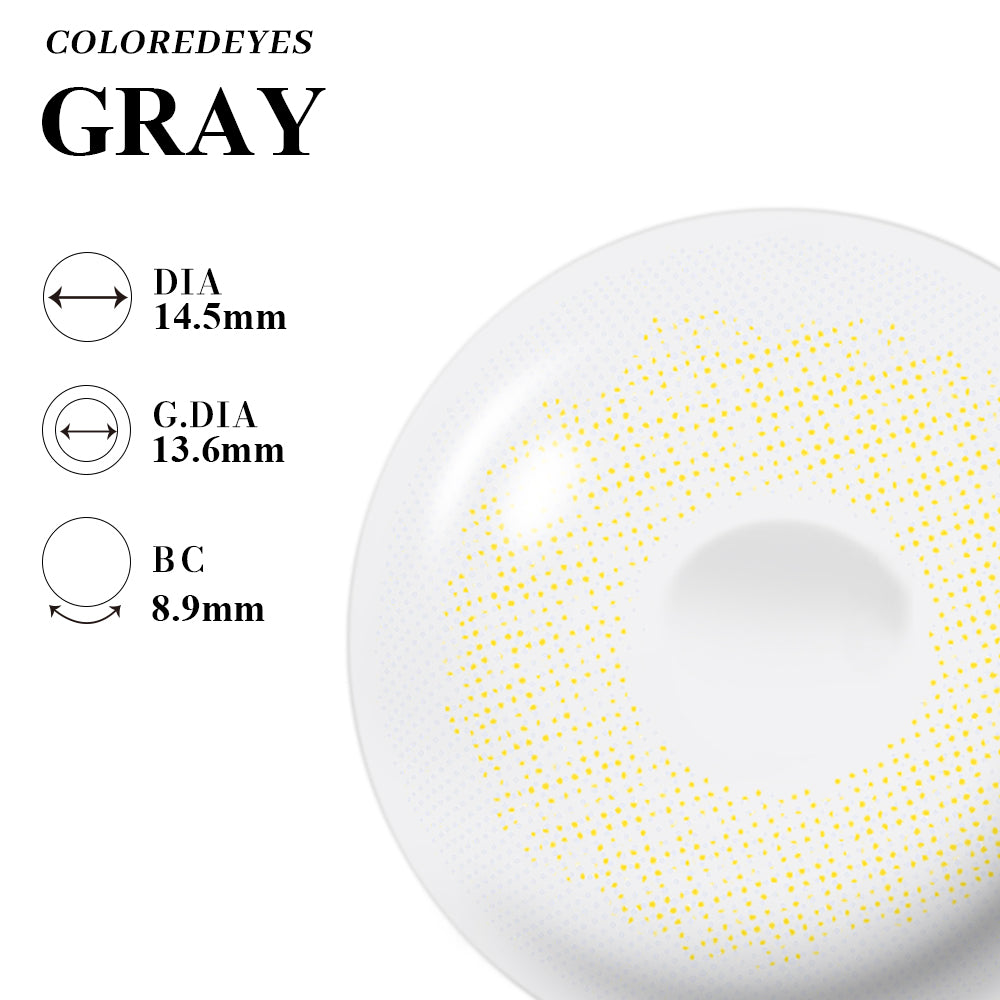 Coloredeyes Contact Lenses Shadow Pearl Eclipse Half-year disposablea