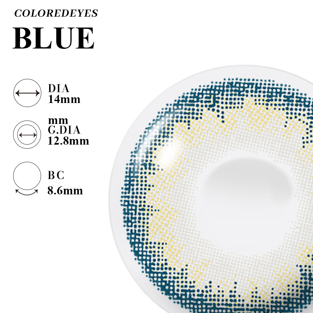 Coloredeyes Contact Lenses Azure Whisper Bloom Half-year disposablea