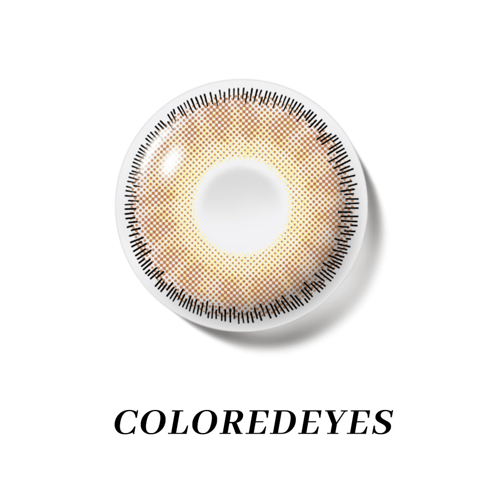 Coloredeyes Contact Lenses Velvet Cocoa Half-year disposable