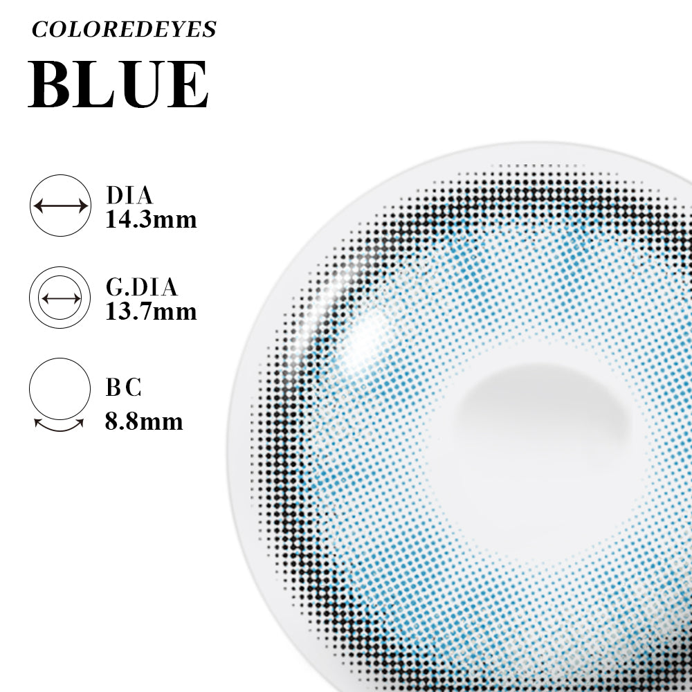 Coloredeyes Contact Lenses Celeste Tide Half-year disposable