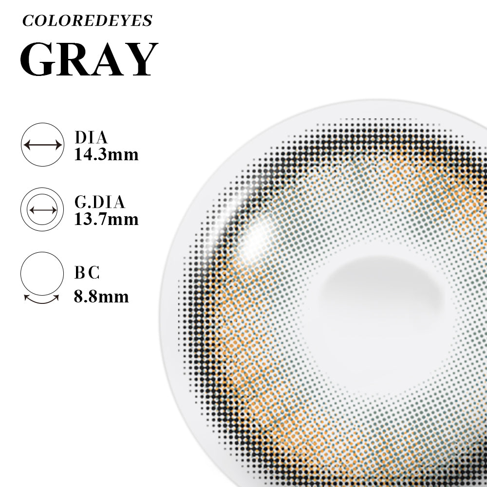 Coloredeyes Contact Lenses Frost Halo Half-year disposable