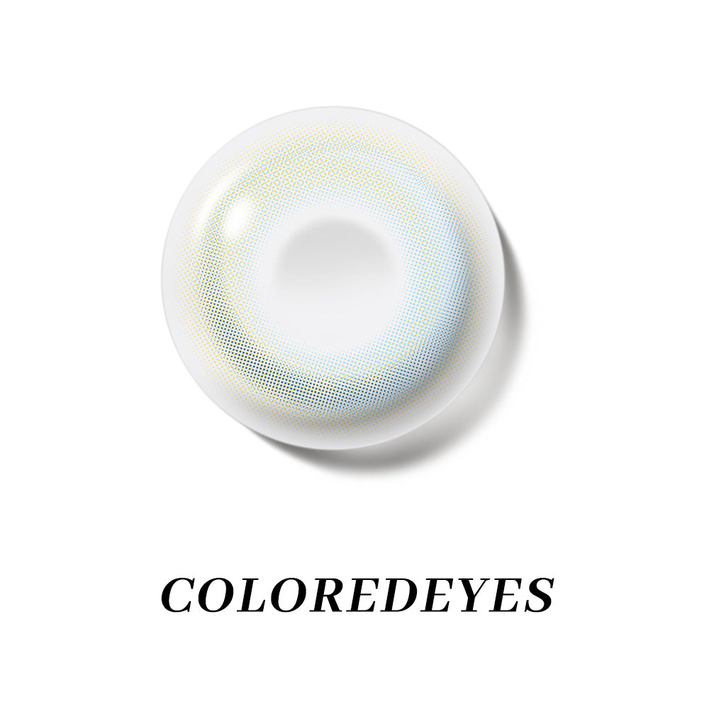 Coloredeyes Ocean Whisper Tide – 6-Month Blue Contact Lenses (14.3mm, BC 8.8)