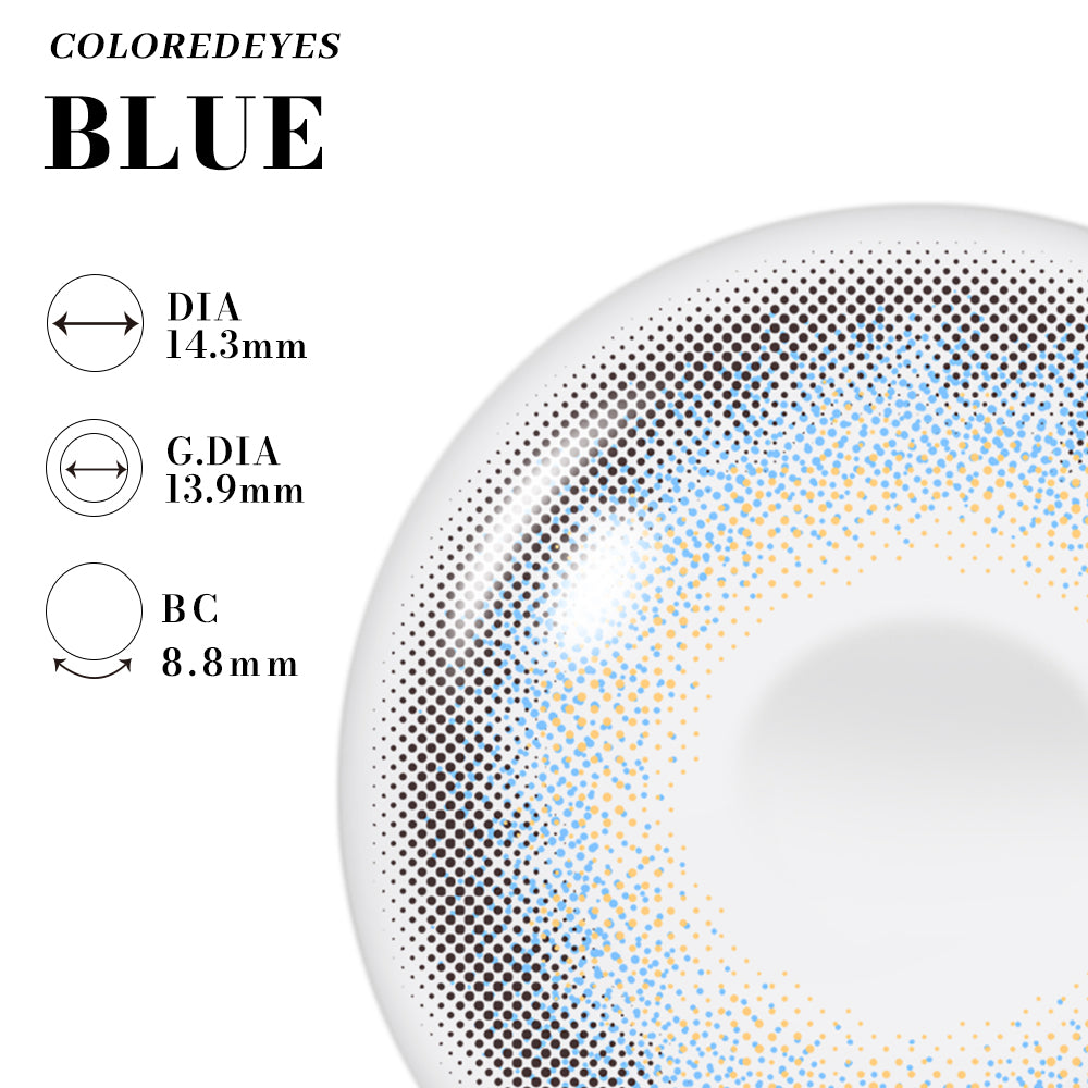 Coloredeyes Stellar Blue | Half a year