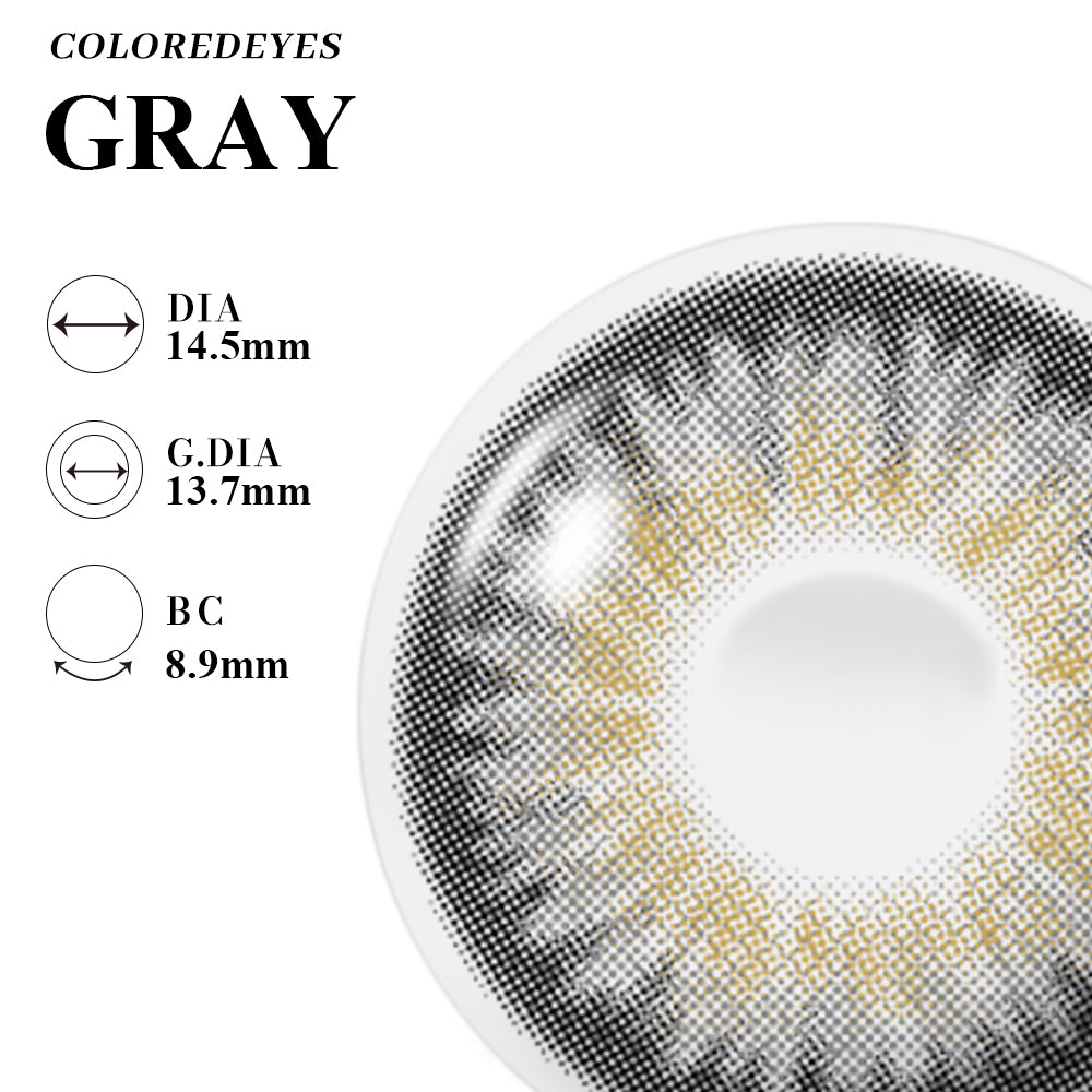 Coloredeyes Contact Lenses Storm Veil Half-year disposable