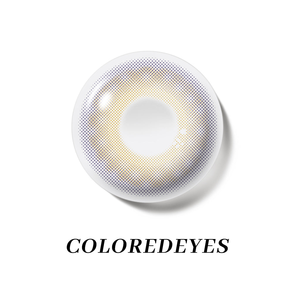 Coloredeyes Amber Whisper Glow – 6-Month Brown Contact Lenses (14.3mm, BC 8.8)