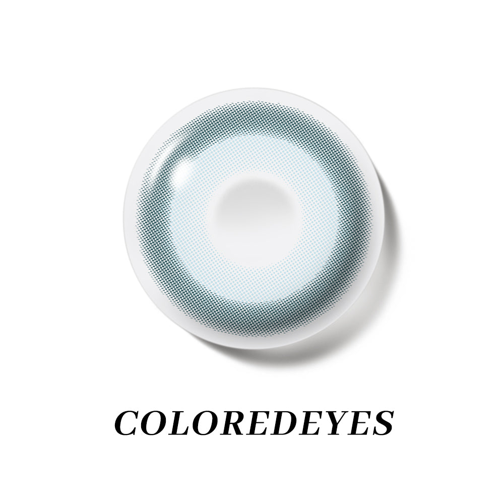 Coloredeyes Azure Moon Serenade – 6-Month Blue Contact Lenses (14.3mm, BC 8.8)