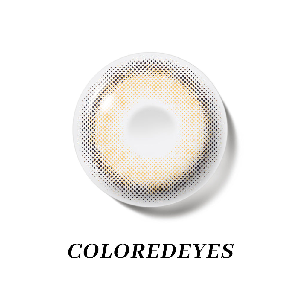 Coloredeyes Toffee Gleam Essence – 6-Month Brown Contact Lenses (14.0mm, BC 8.6)