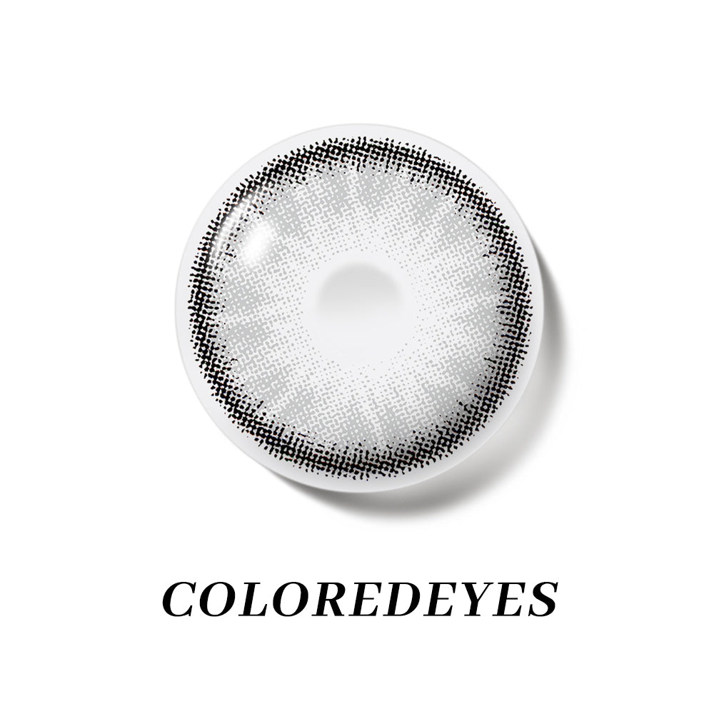 Coloredeyes Misty Cloud Sonata – 6-Month Gray Contact Lenses (14.3mm, BC 8.8)