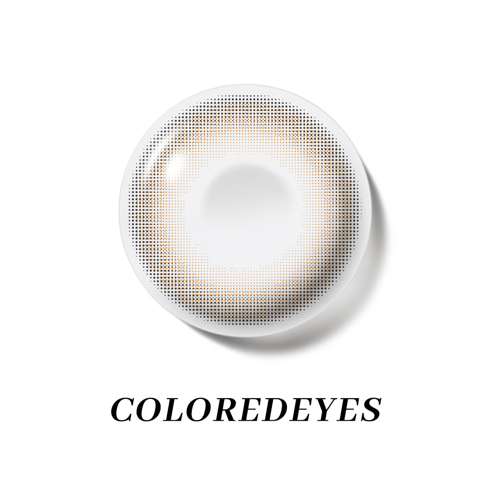 Coloredeyes Amber Serenade – 6-Month Soft Brown Contact Lenses (DIA 14.3mm, BC 8.8mm)