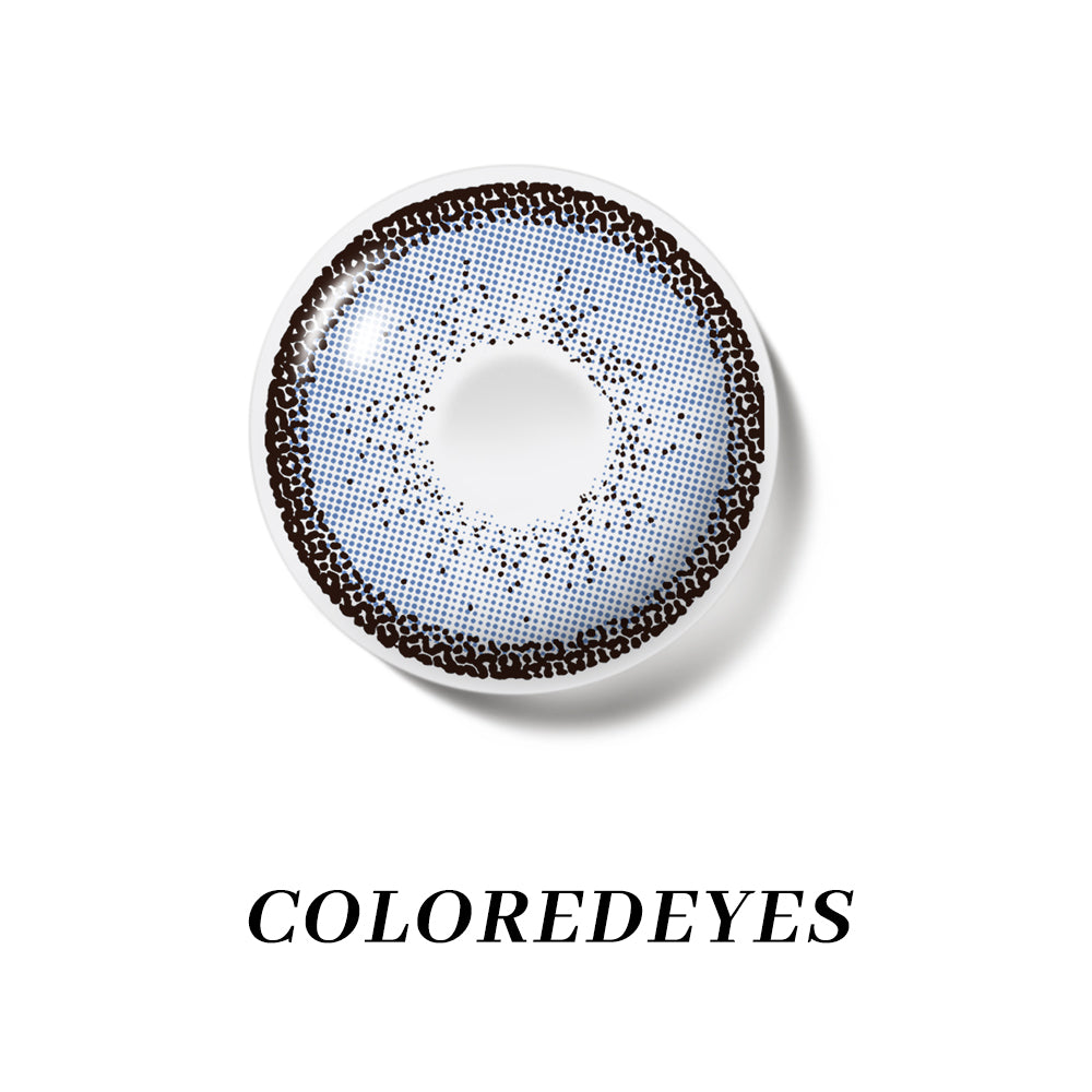 Coloredeyes Arctic Seren Symphony – 6-Month Blue Contact Lenses (14.5mm, BC 8.9)