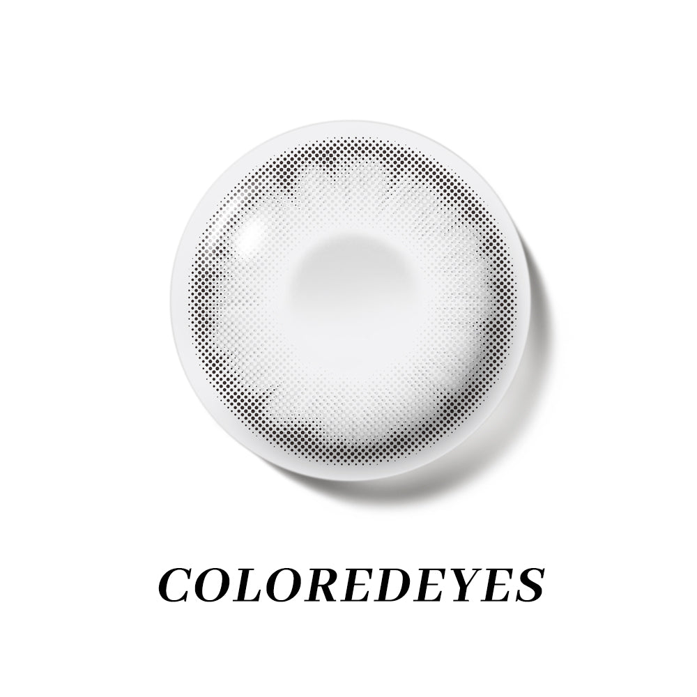 Coloredeyes Frost Muse – 6-Month Soft Gray Contact Lenses (DIA 14.0mm, BC 8.6mm)