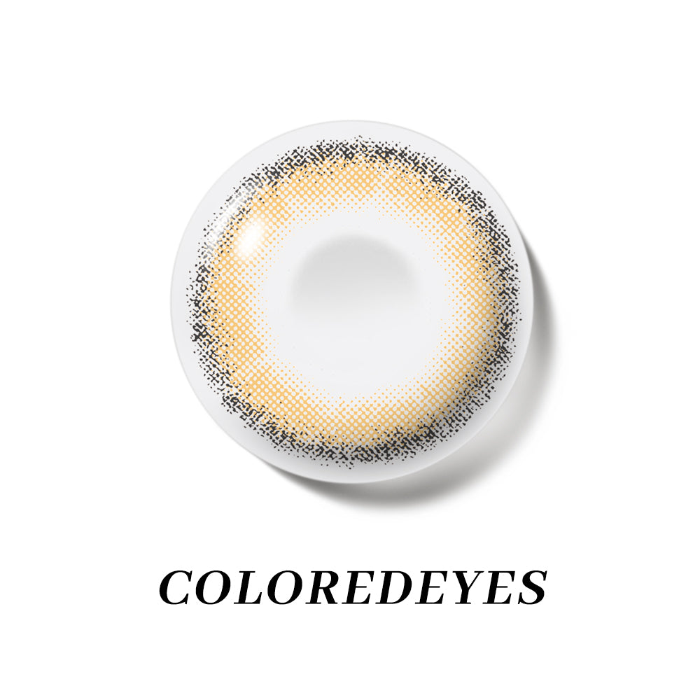 Coloredeyes Caramel Dusk – 6-Month Soft Brown Contact Lenses (DIA 14.3mm, BC 8.8mm)