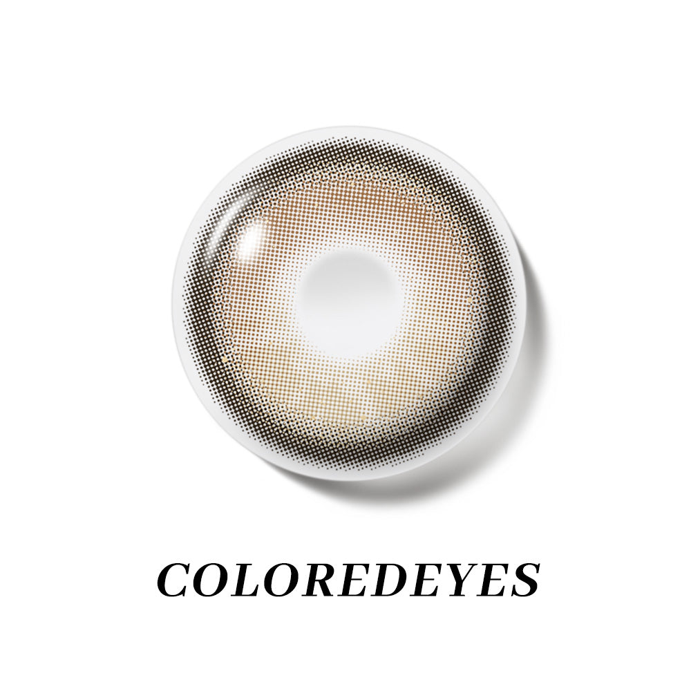 Colored contact lenses Natural brown (Half a year) A pair